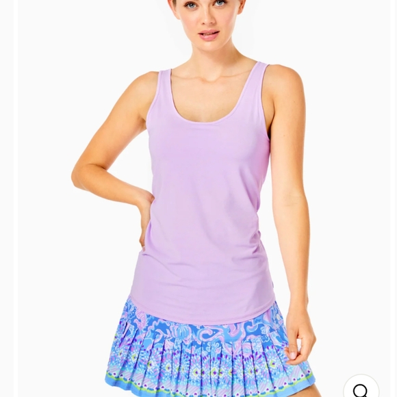 Lilly Pulitzer Tops - Lilly Pulitzer Sunray Bra Tank UPF 50+ Purple Iris Size Small